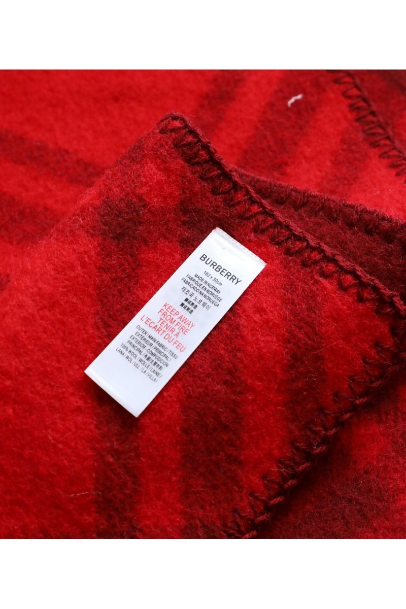 Burberry Шарф Check premium 182x30 см - Red