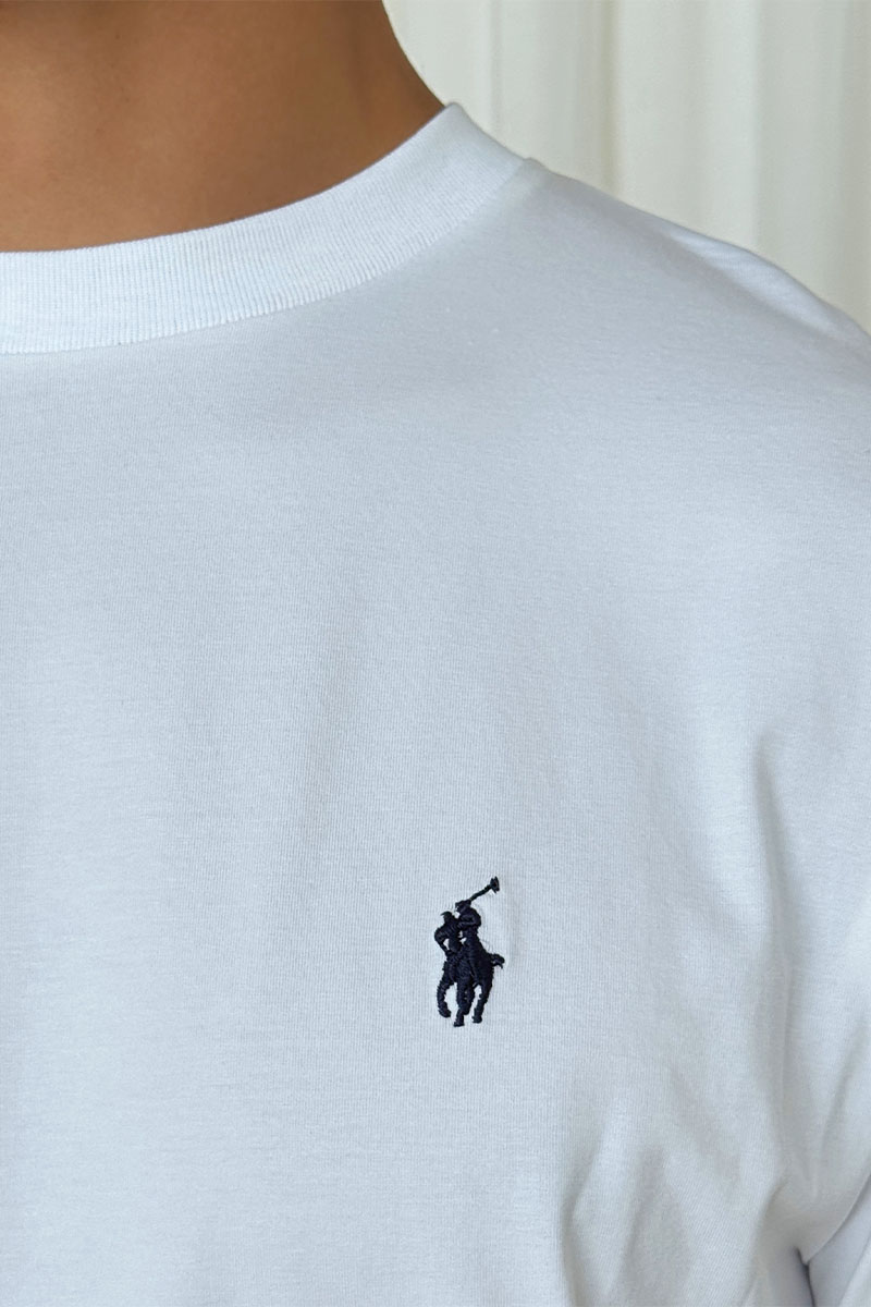 Polo Ralph Lauren Мужская белая футболка 