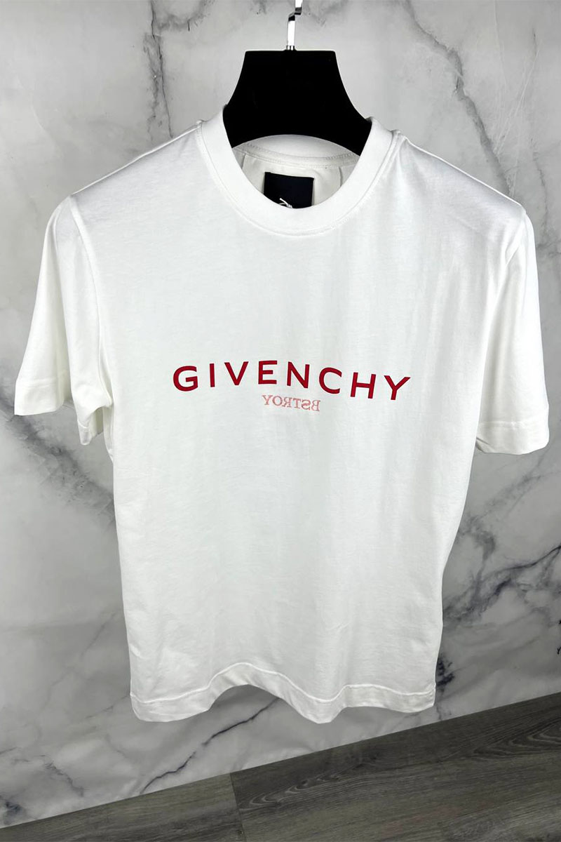 Givenchy Белая футболка (b).STROY