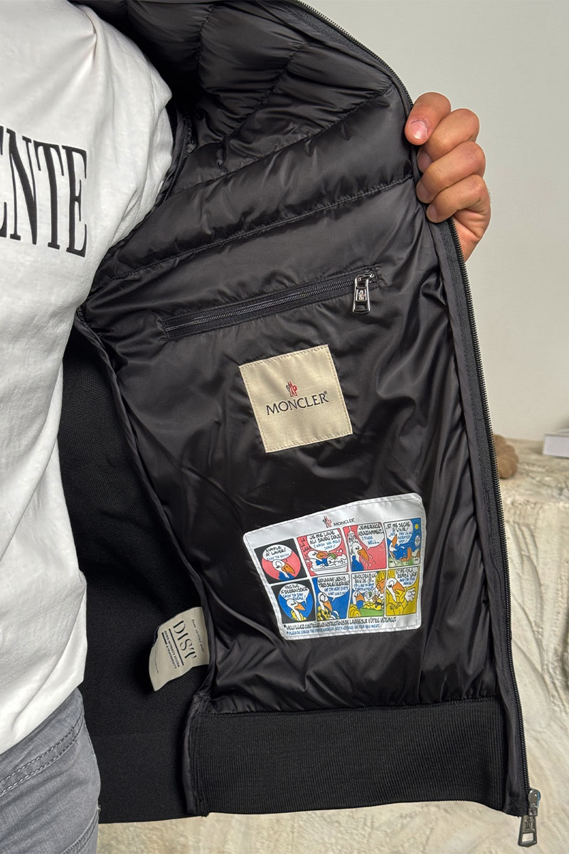 Moncler Куртка с вязаными рукавами 