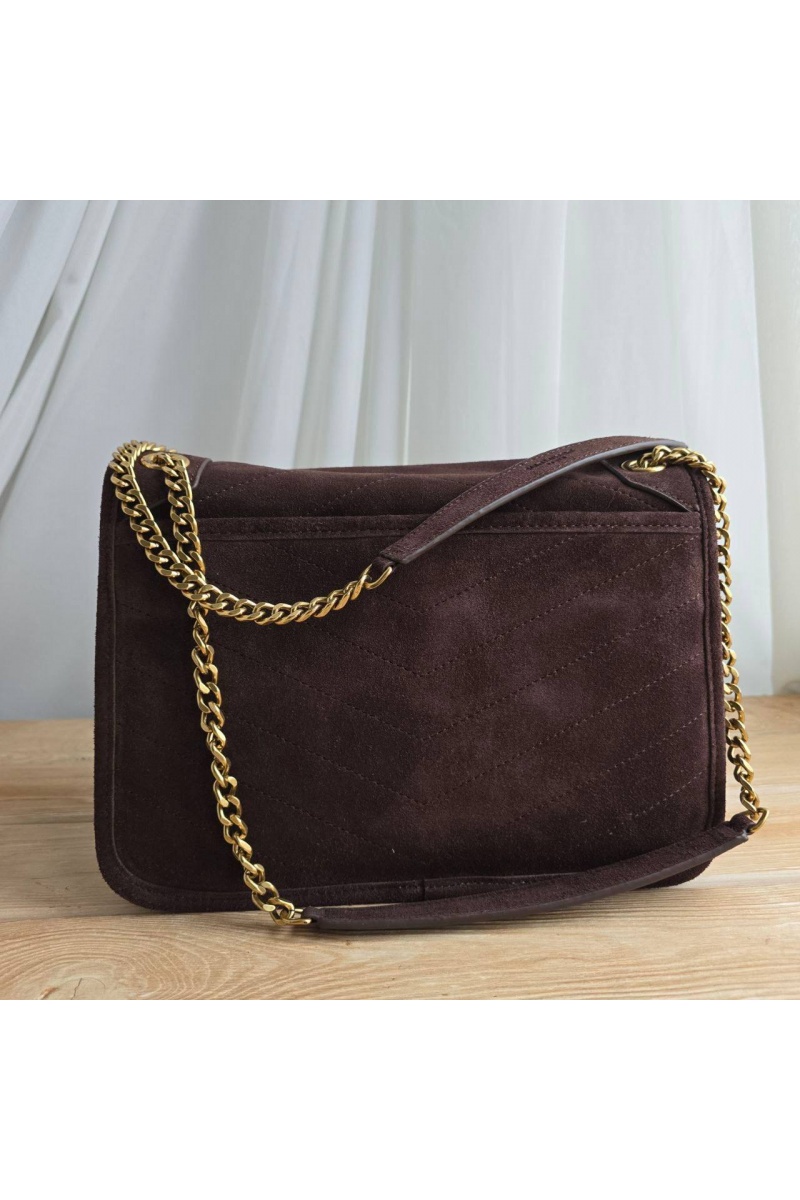 Yves Saint Laurent Замшевая сумка 22x15 см