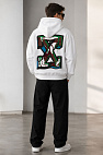 Мужское белое худи Arrows logo-print 