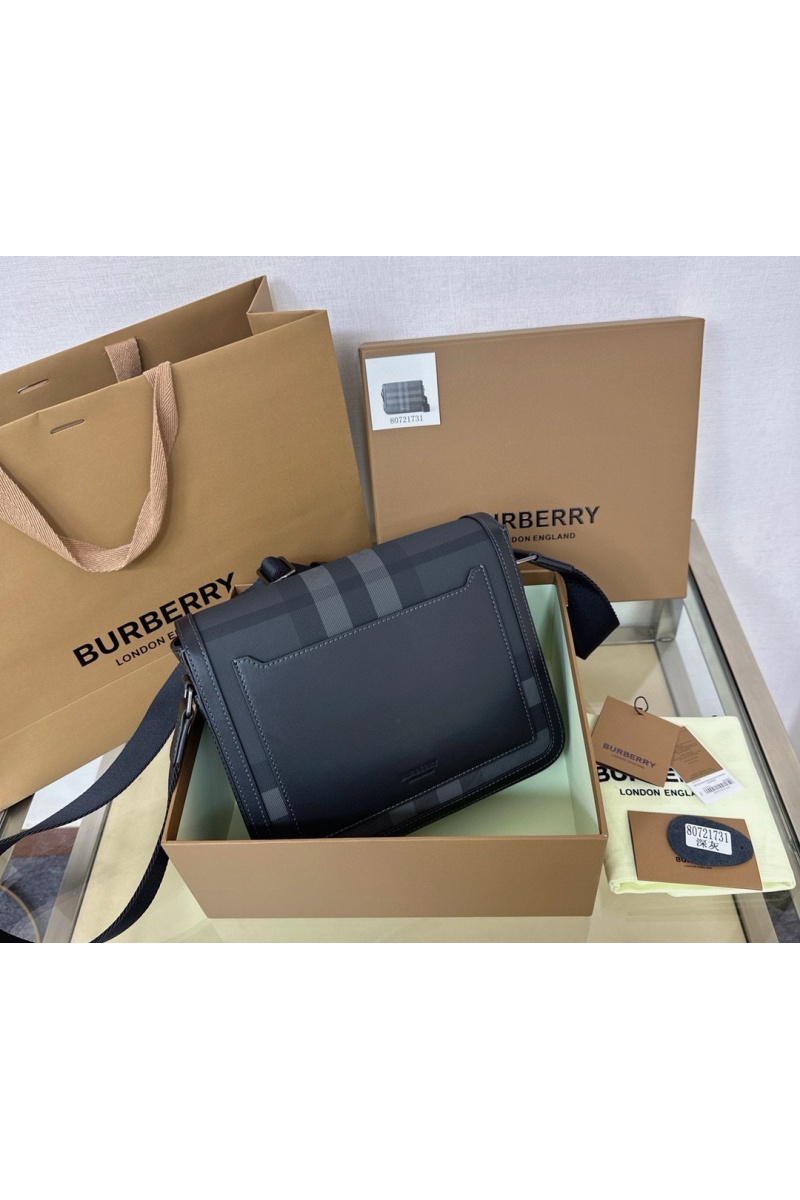Burberry Кожаная сумка Alfred Premium 25.5x21.5x6.5 см
