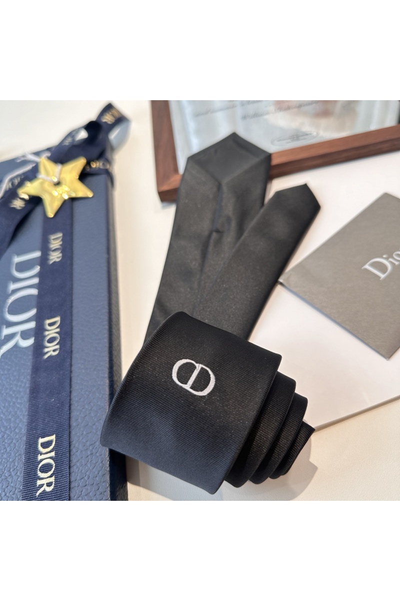 Dior Галстук logo-embroidered premium - Black