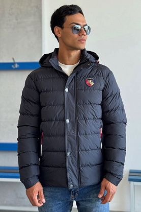 Мужская куртка тёмно-синего цвета