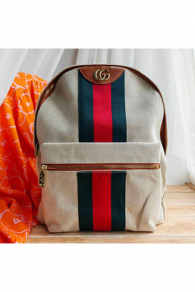 Женский текстильный рюкзак Interlocking G 40x32 см