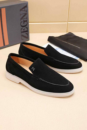 Мужские замшевые лоферы