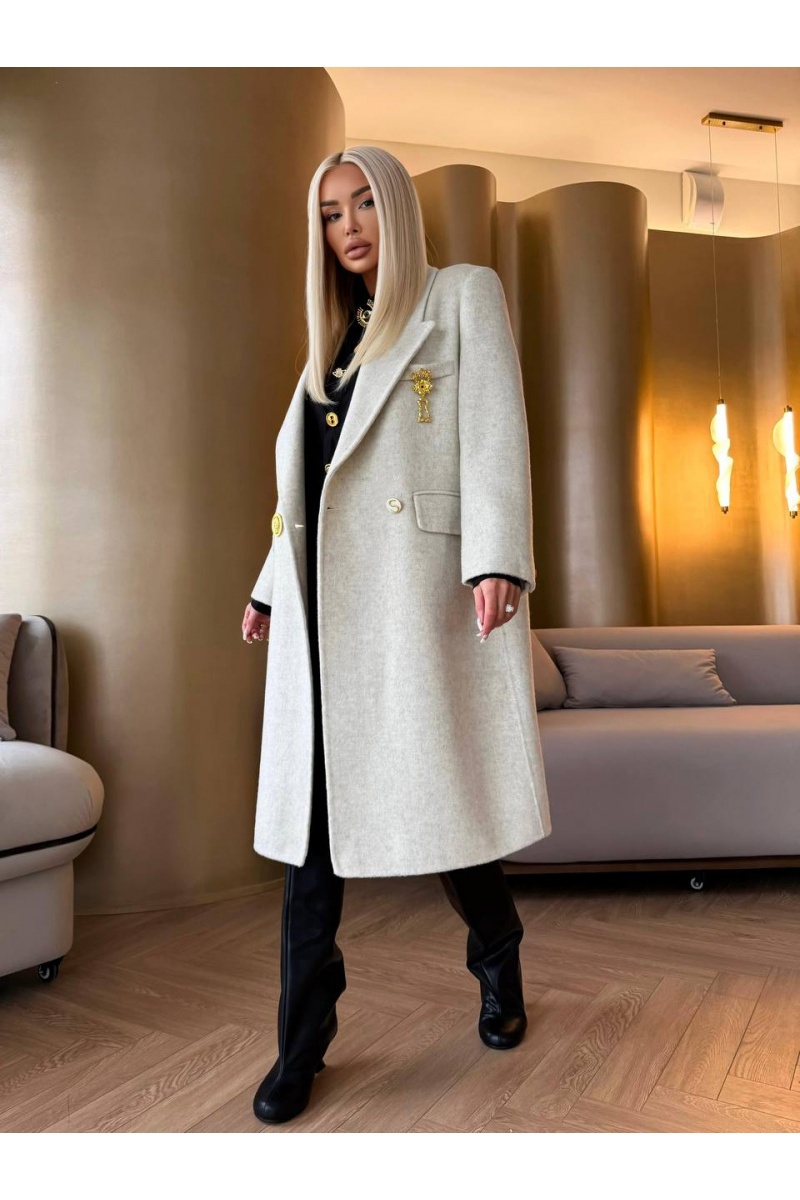 Schiaparelli Женское шерстяное пальто Premium - Beige