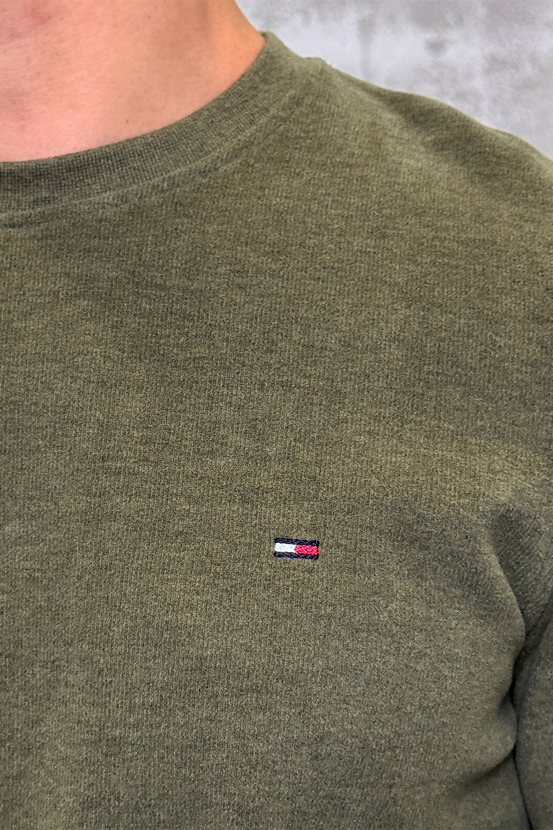 Tommy Hilfiger Мужской свитшот зелёного цвета