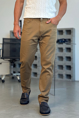 Мужские джинсы premium - Brown