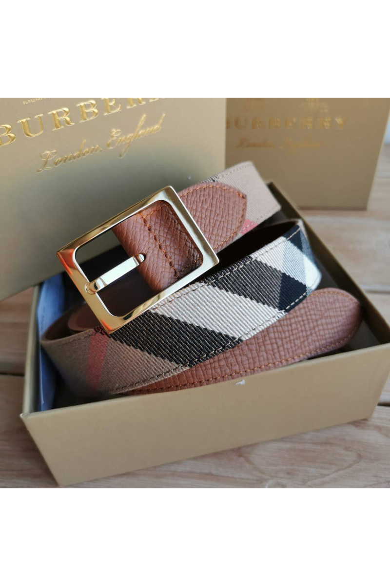 Burberry Кожаный ремень (ширина 3 см)