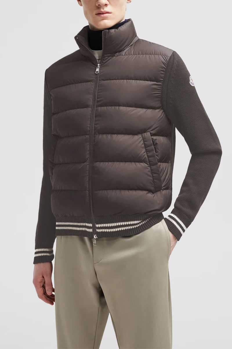 Moncler Куртка logo-applique - Brown
