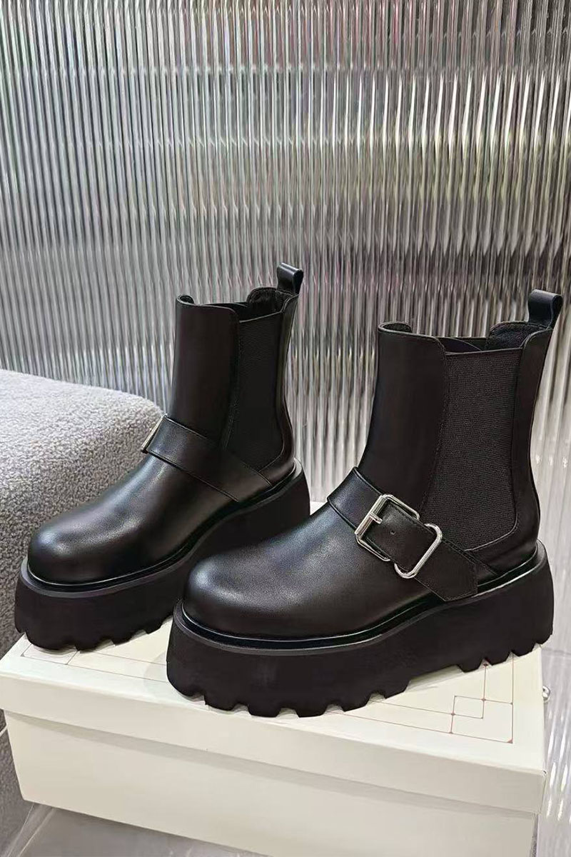 Alexander McQueen  Женские кожаные ботинки 