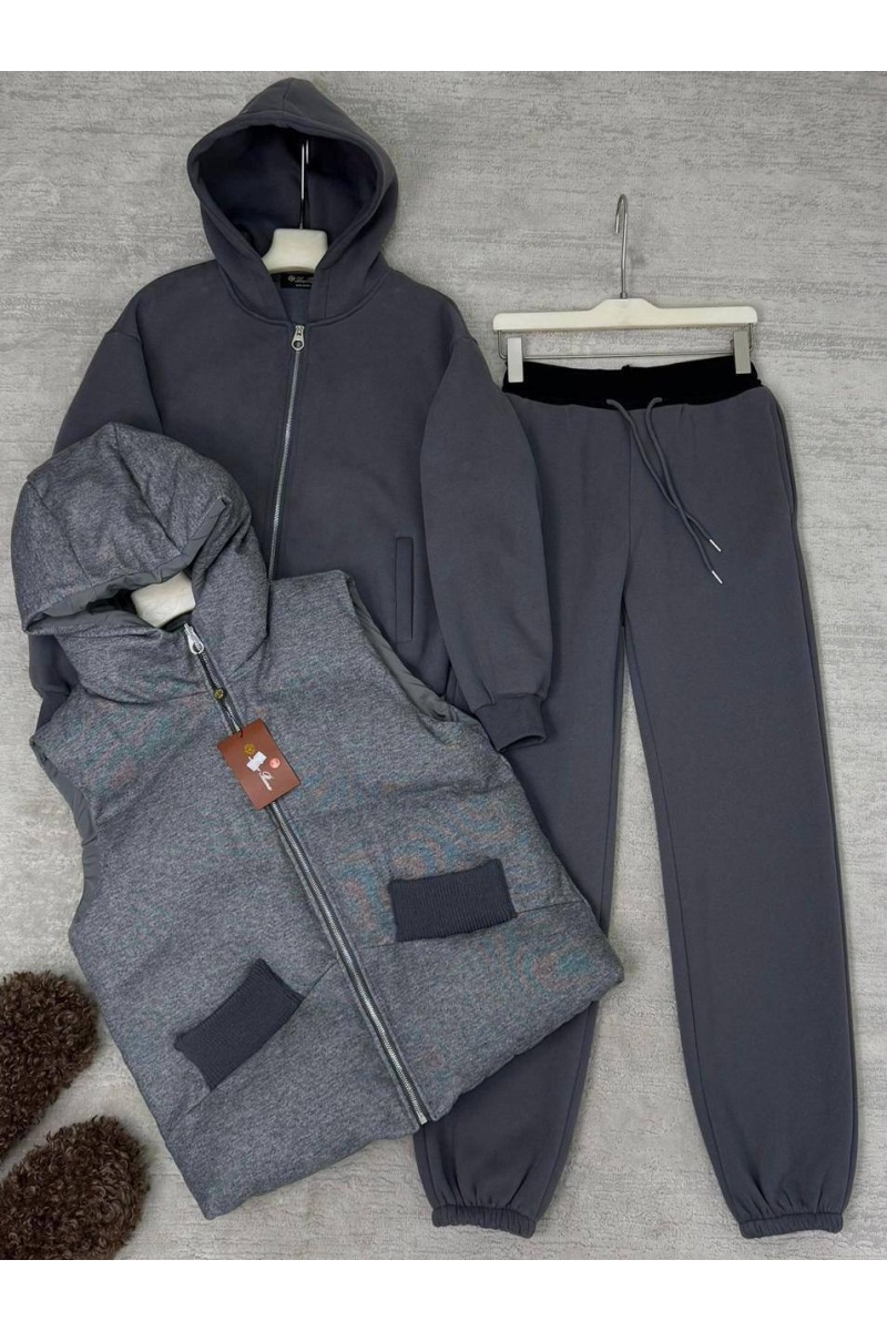 Loro Piana Женский костюм тройка на флисе premium
