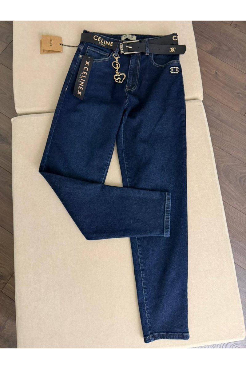 Celine Женские синие джинсы 
