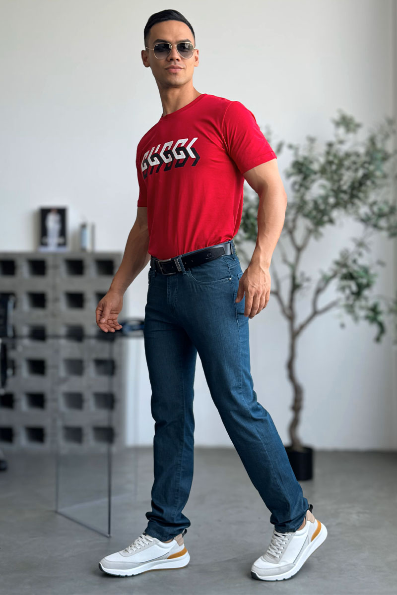 Canali Мужские джинсы regular fit - Navy