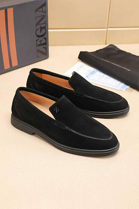 Мужские замшевые лоферы