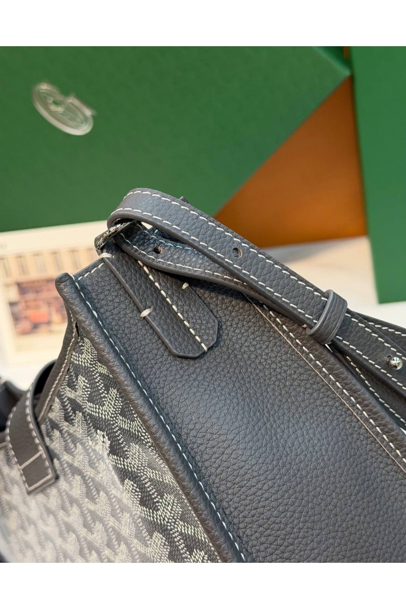 Designer Clothing Кожаная сумка Goyard Musette PM premium 28x22x10 см