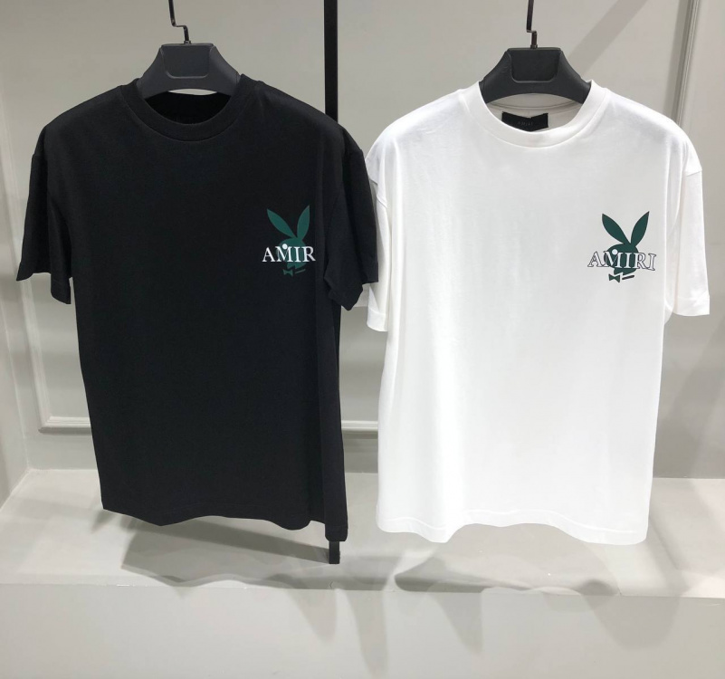 Amiri Чёрная оверсайз футболка Playboy Bunny
