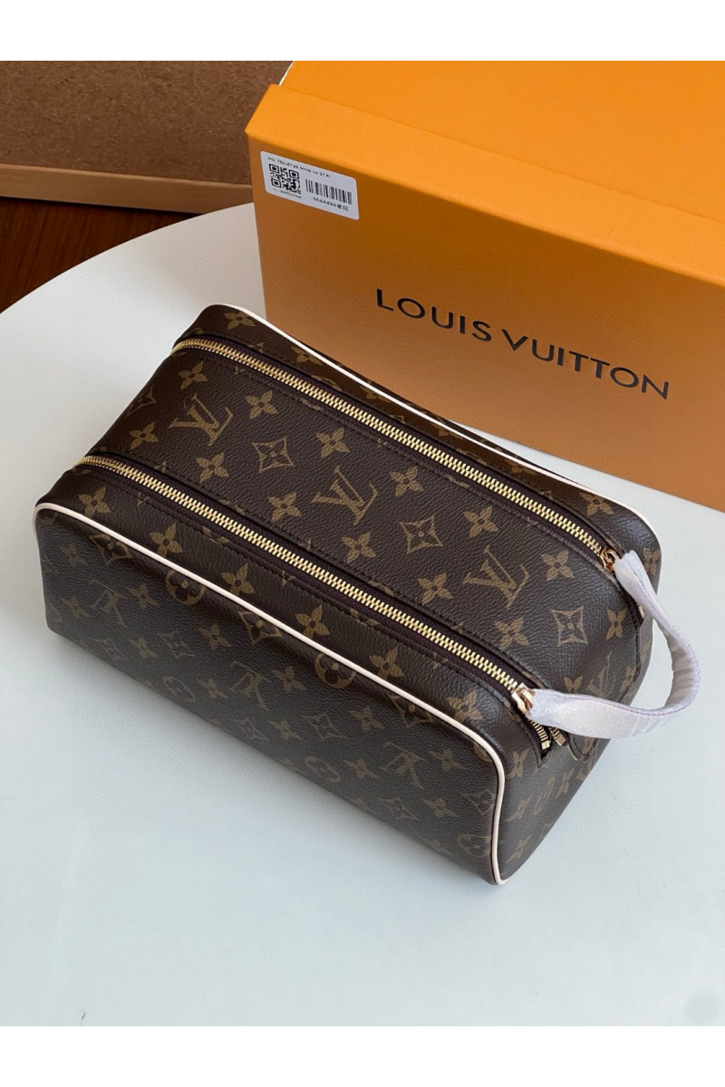 Lоuis Vuittоn Кожаный несессер Dopp Kit Premium 28x15x16.5 см