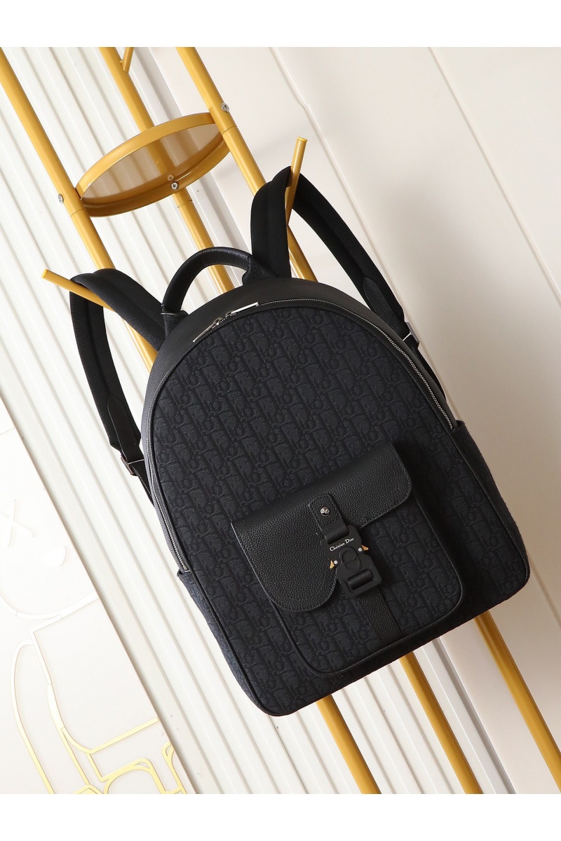 Dior Текстильный рюкзак Oblique Premium 43.5x33x19.5 см
