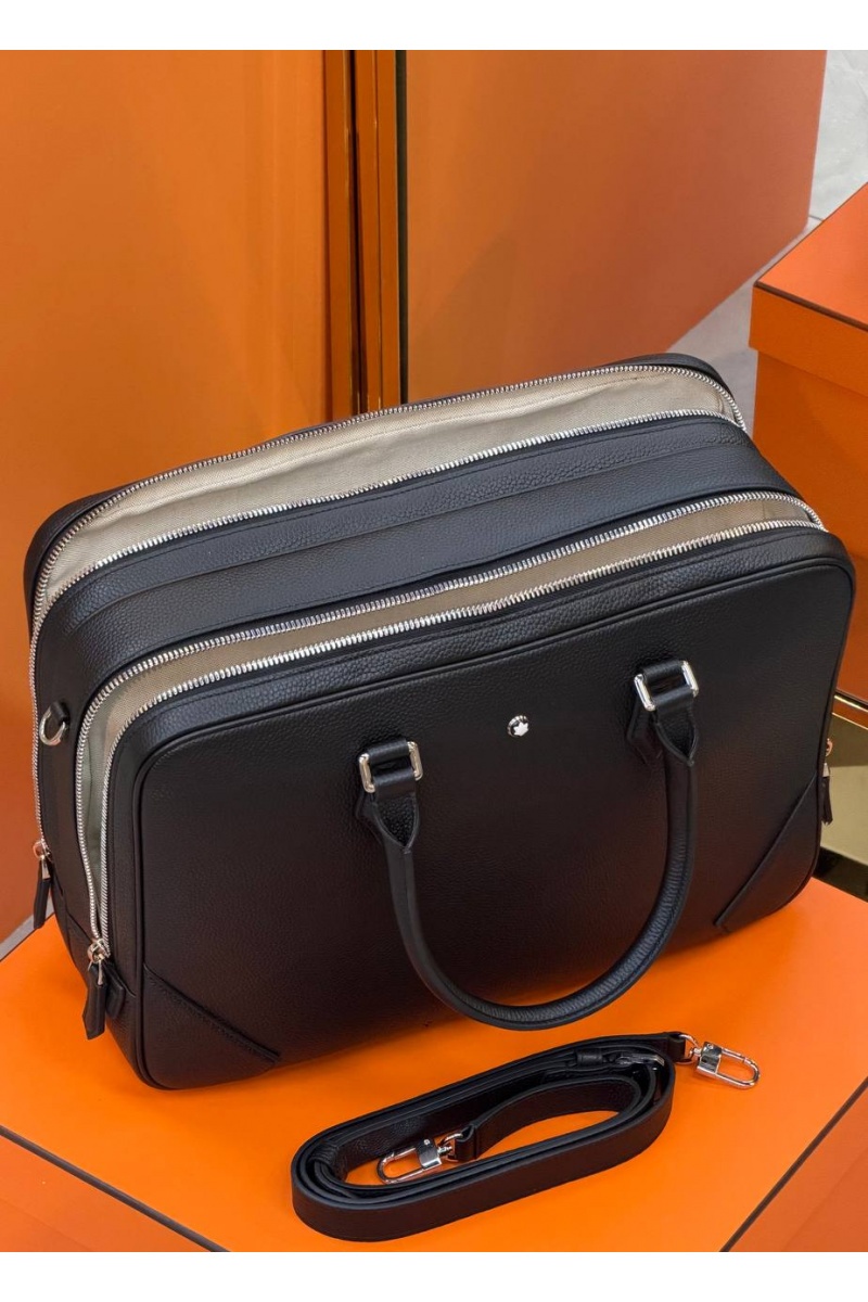 Montblanc Кожаная сумка Montblanc Meisterstuck premium 38x27x13 см