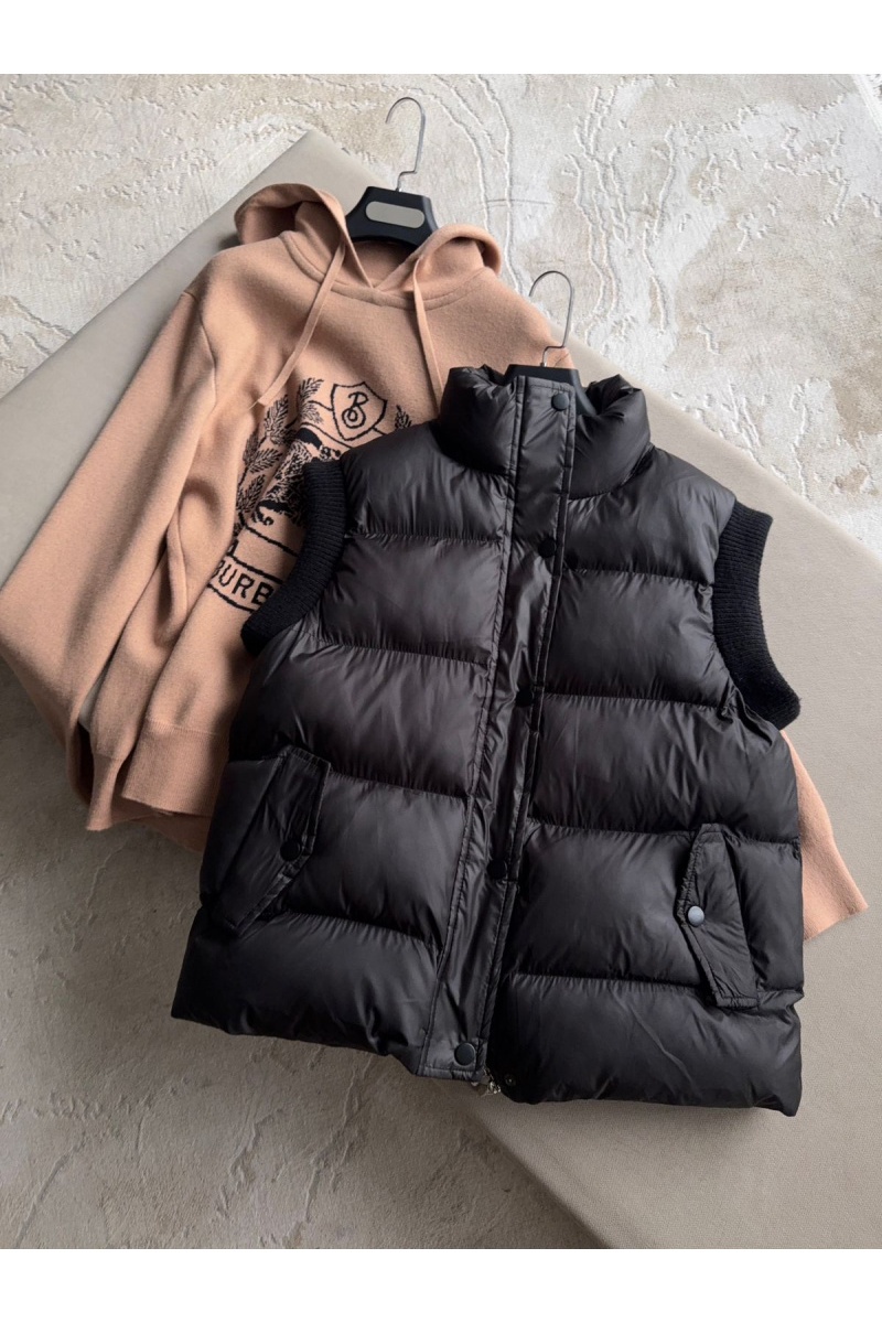 Designer Женский жилет Brunello Cucinelli чёрного цвета