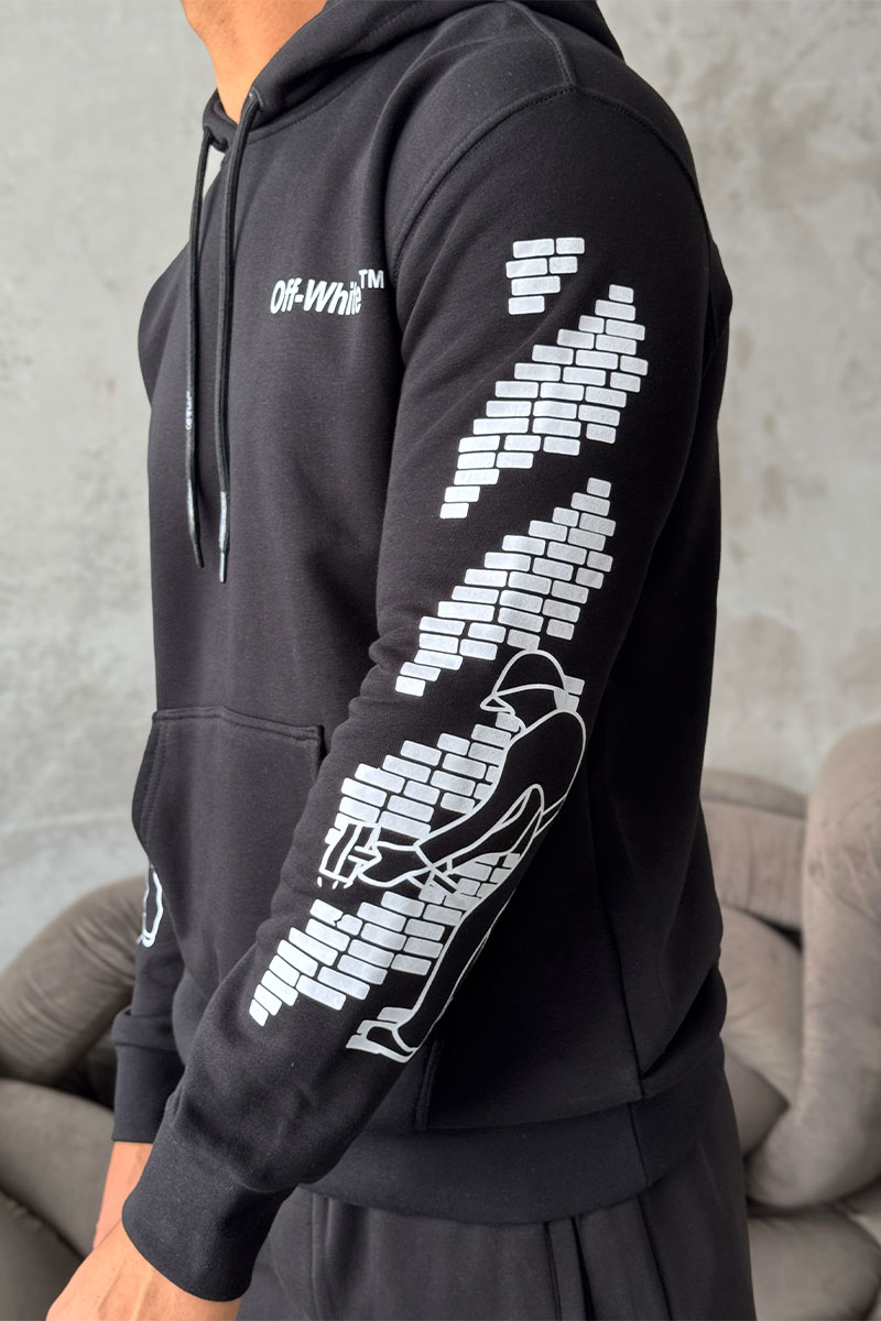 Off-White Мужское худи Brick Arrows logo-print