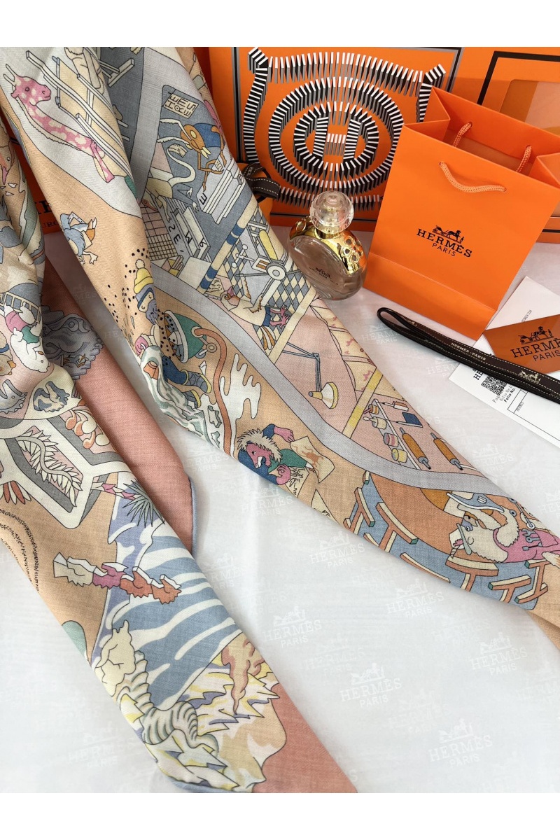 Hermes Платок Academia Hippica premium 140x140 см