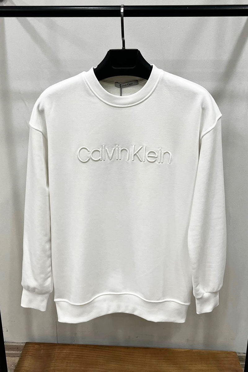 Calvin Klein Свитшот белого цвета embroidered-logo