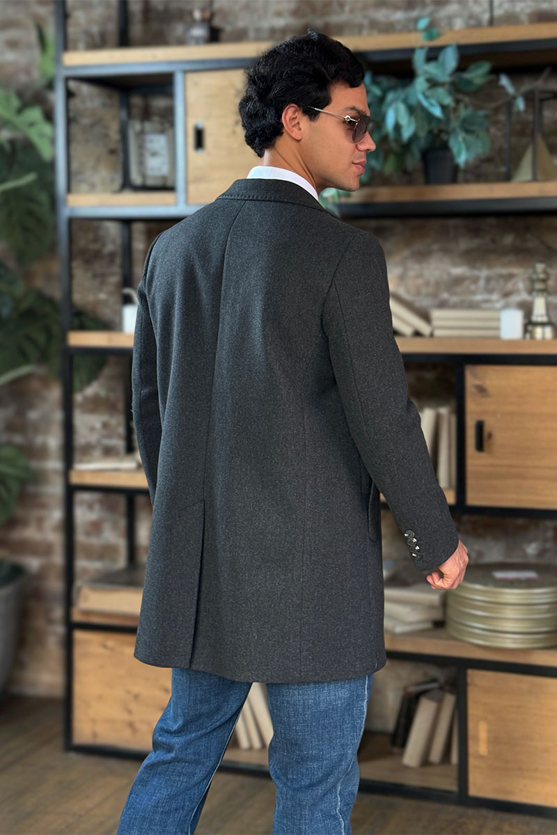 Burberry Мужское пальто London England - Grey