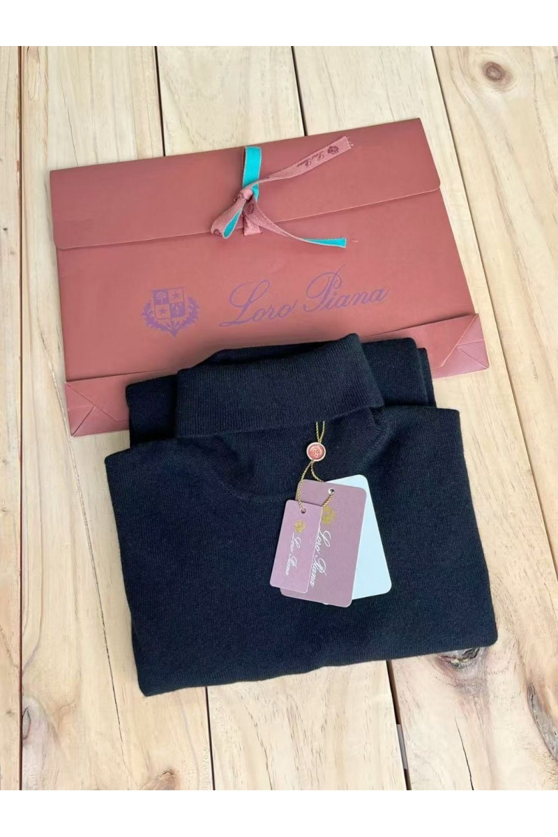 Loro Piana Мужская водолазка Premium - Black