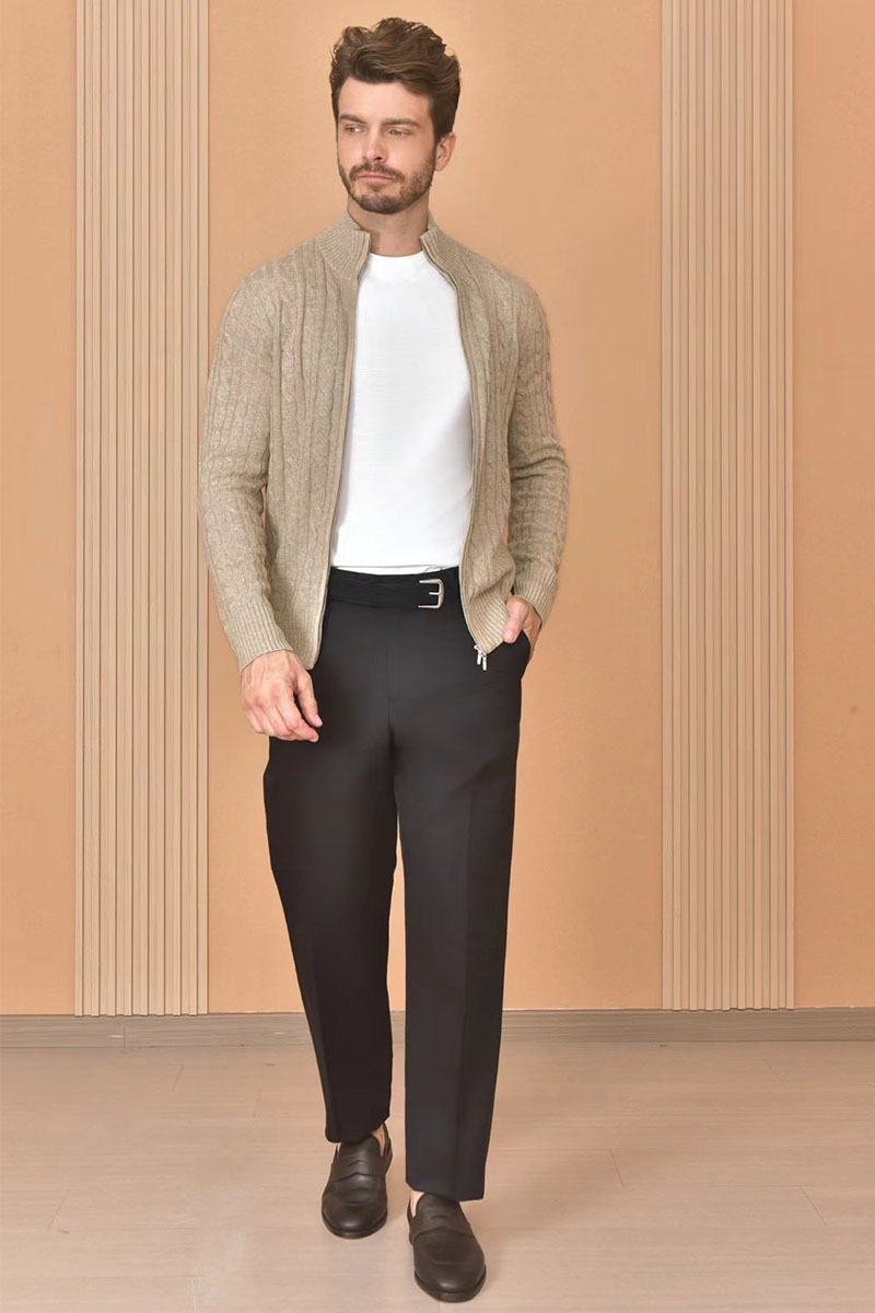 Loro Piana Кашемировый свитер Premium zip-up - Beige