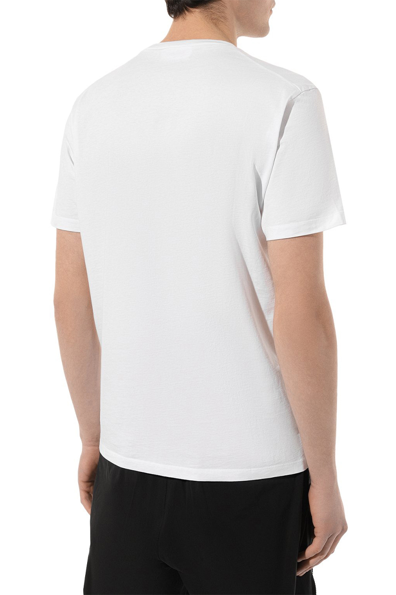 Dsquared2 Мужская белая футболка College logo-print