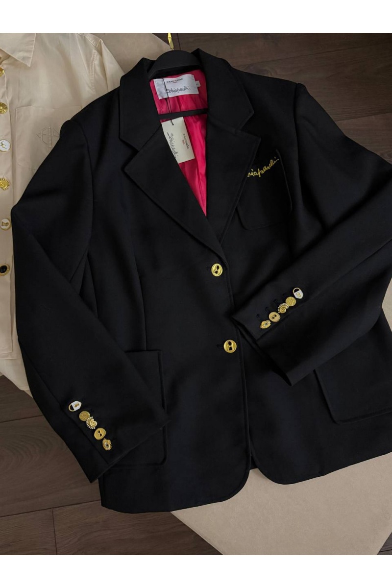 Schiaparelli Чёрный женский пиджак premium