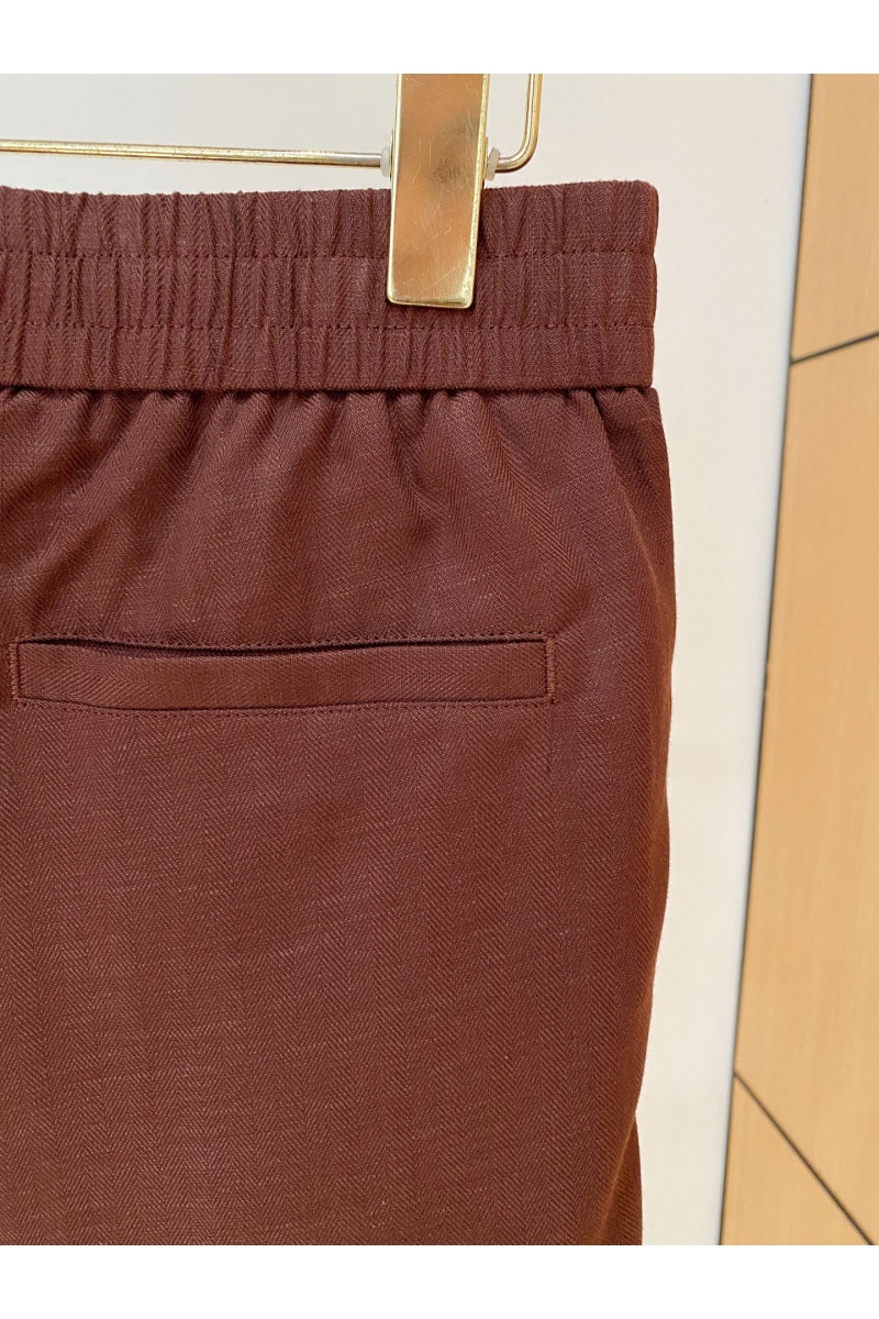 Zegna Шорты бордового цвета premium