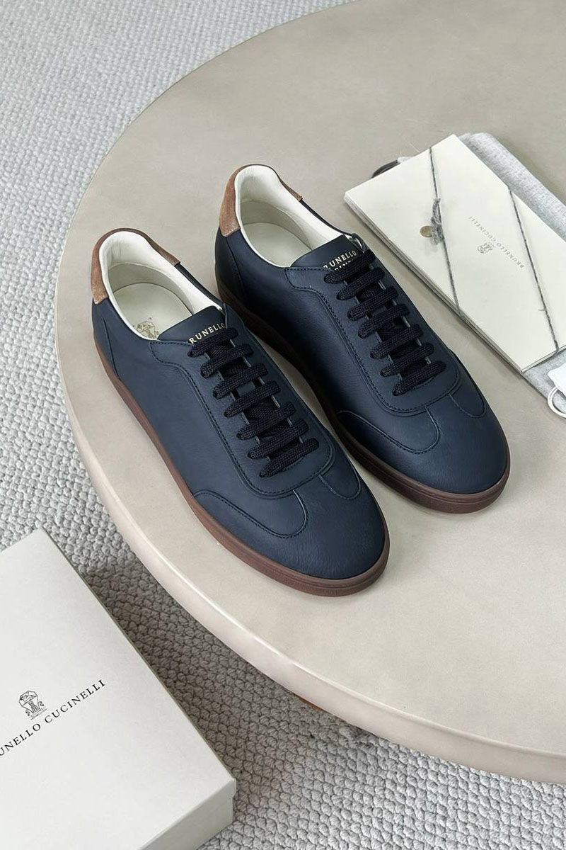 Designer Мужские кожаные кроссовки Premium