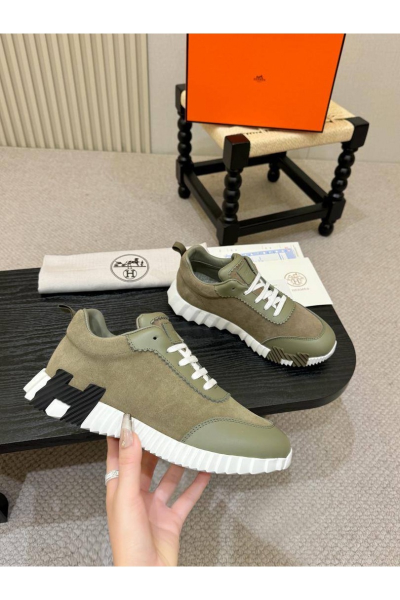 Hermes Мужские кроссовки Bouncing - Khaki