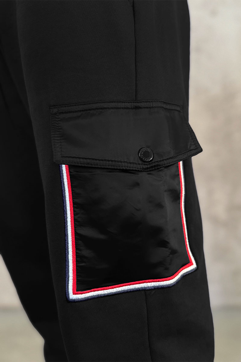 Moncler Спортивный костюм чёрного цвета side pocket (19099638 / KR778, 80426983 / 13809KR)