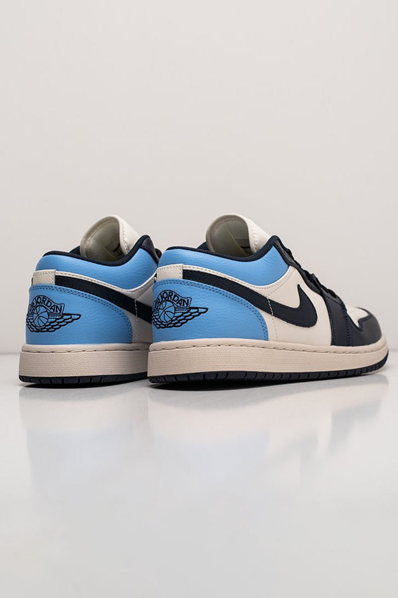 Nike Кроссовки AJ1 Low - Navy / White / Blue