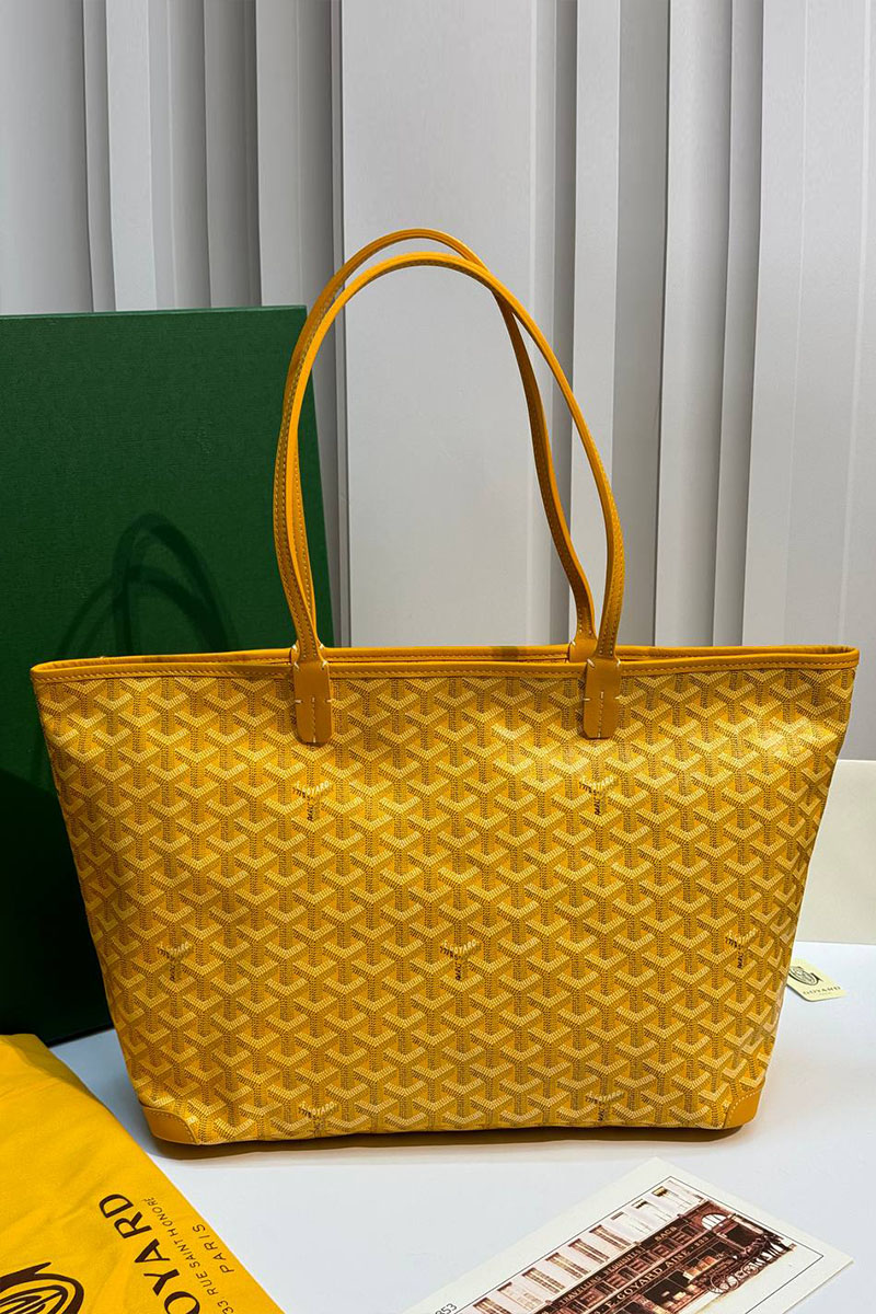 Designer Clothing Кожаная сумка Goyard Artois premium 31x24x15 см