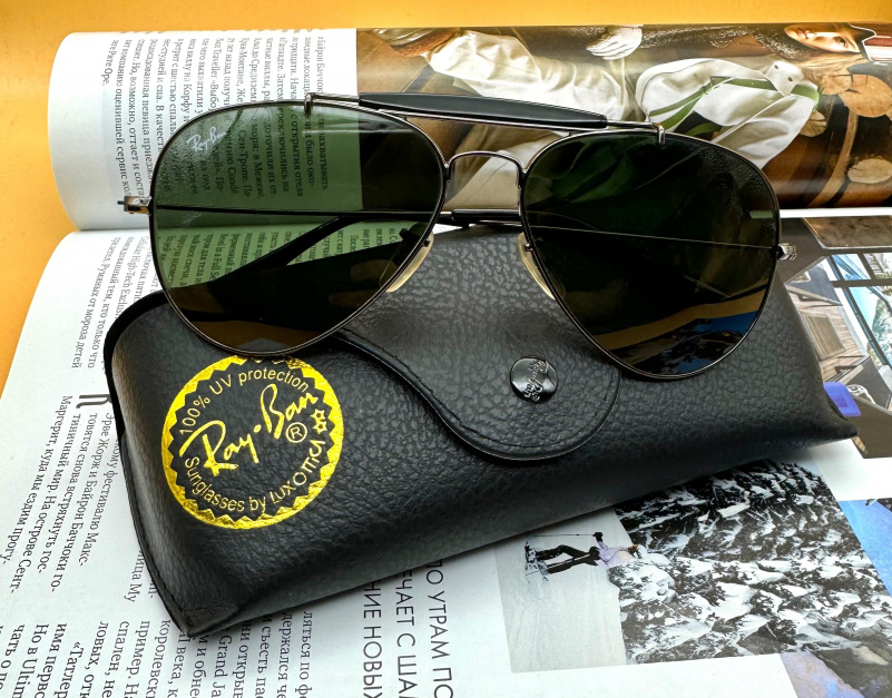 Ray Ban Солнцезащитные очки Outdorsman - Green / Silver