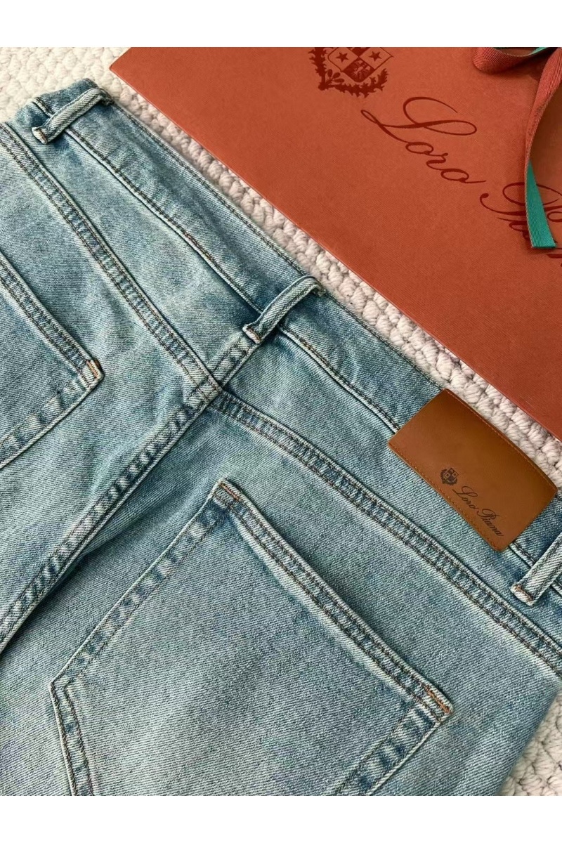 Loro Piana Мужские светло-синие джинсы Premium