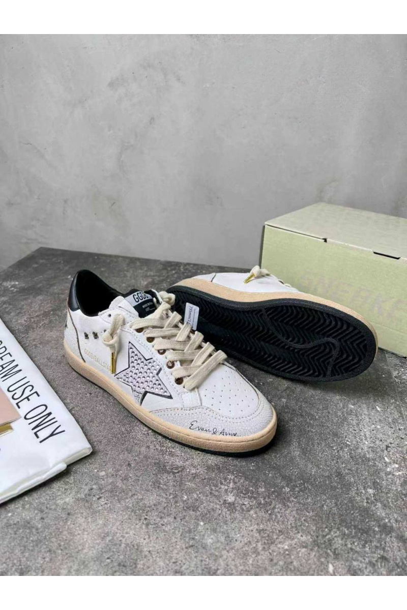 Designer Clothing Женские кожаные кроссовки Golden Goose Ball Star premium