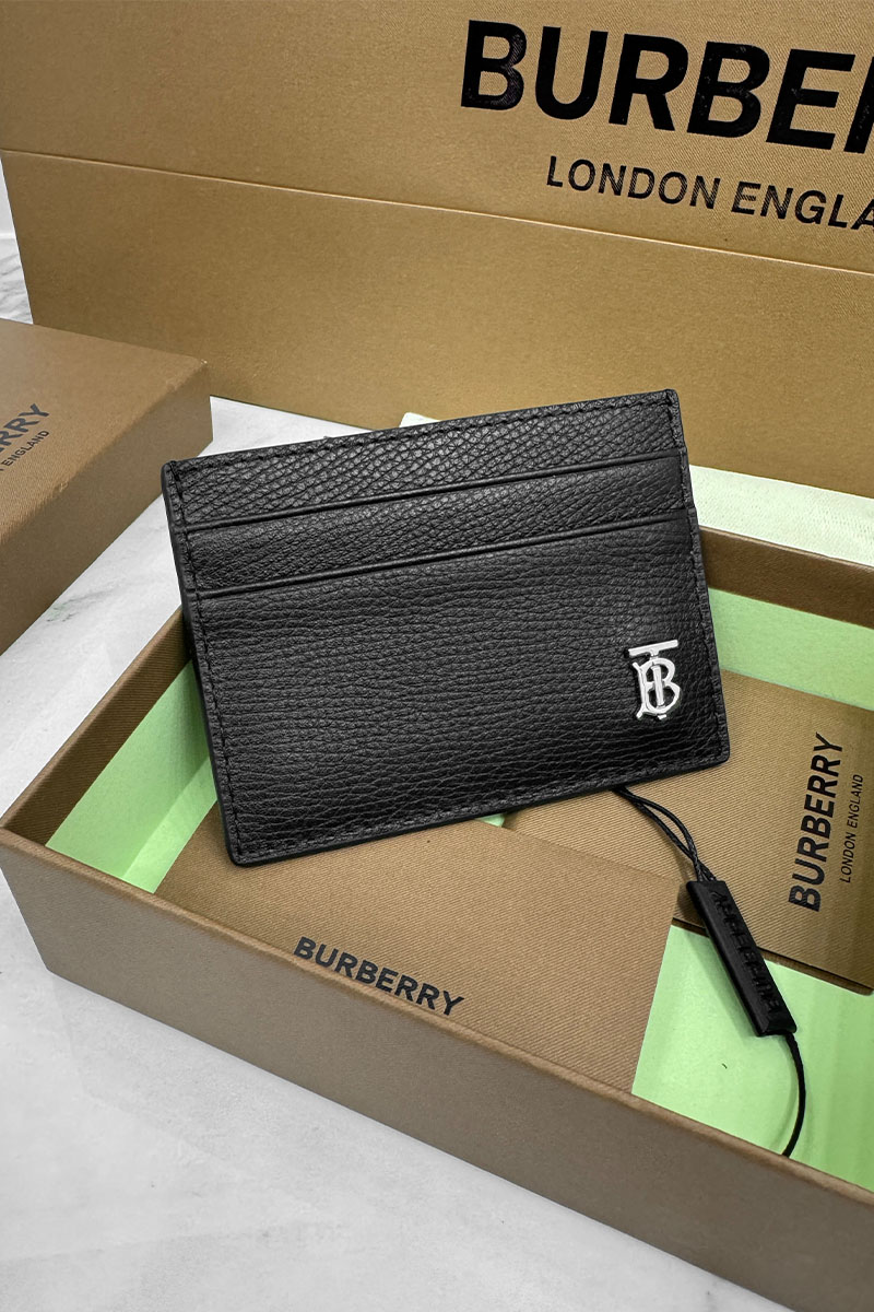 Burberry Кожаный кардхолдер Premium 10x7 см