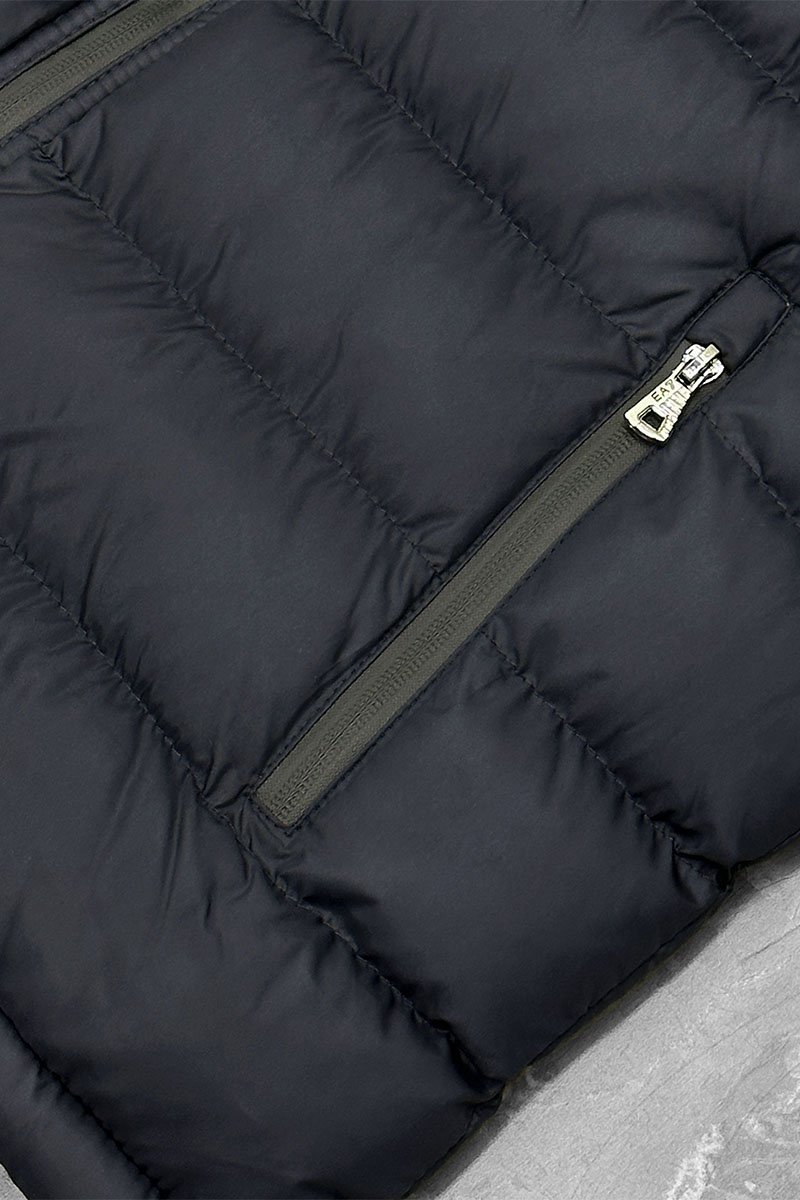 Emporio Armani EA7 Мужской тёмно-синий жилет