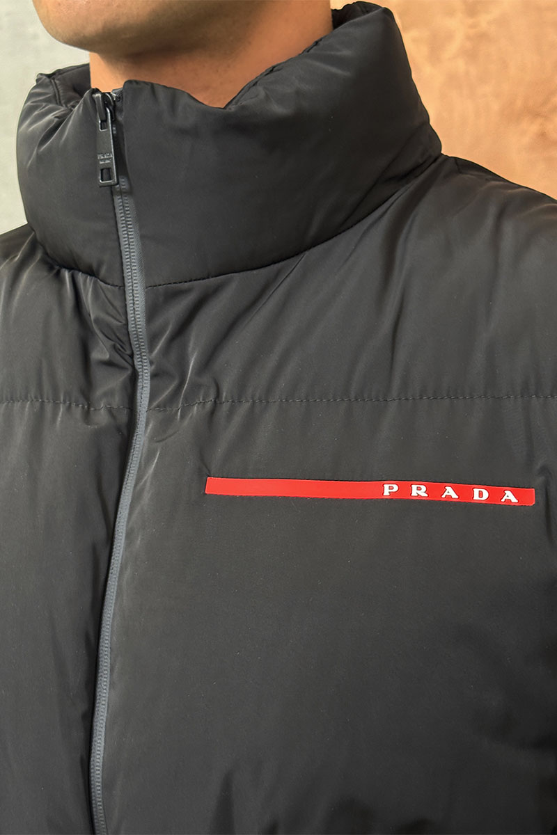 Prada Мужская куртка со съёмными рукавами Linea Rossa
