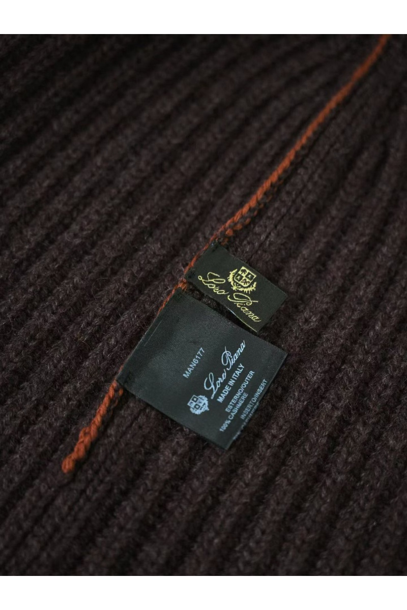 Loro Piana Кашемировая шапка premium - Coffee