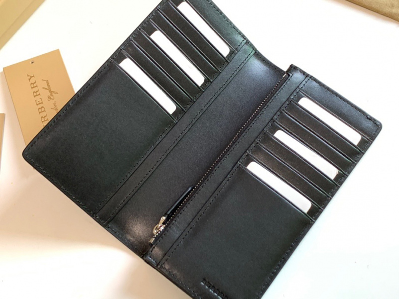 Burberry Кожаный бумажник Premium 19x10x2.5 см