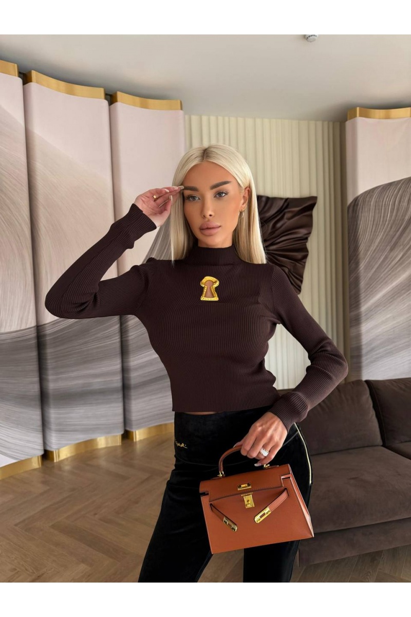 Schiaparelli Женский лонгслив Premium - Brown